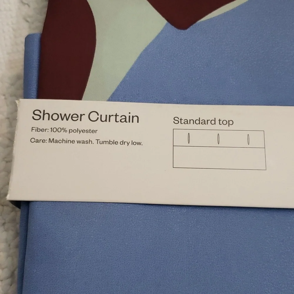 ROOM ESSENTIALS SHOWER CURTAIN/ SHOOT FOR THE MOON MOTIF